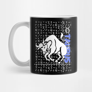 Taurus Zodiac Design Mug